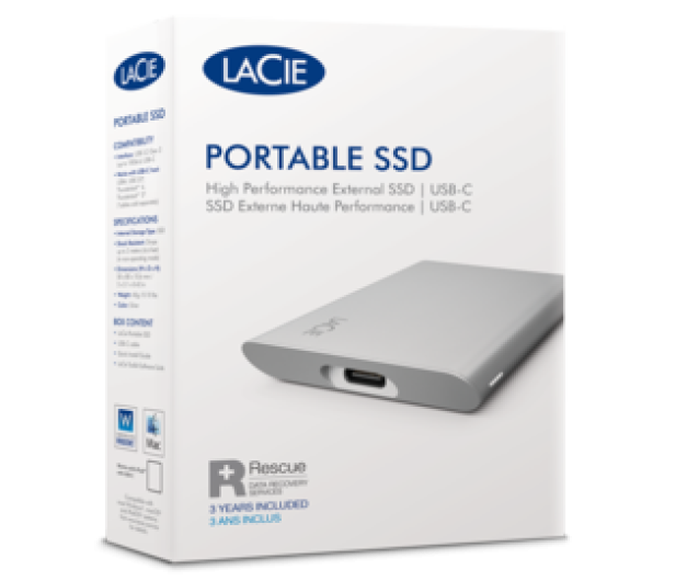 LaCie 2TB Portable SSD V2 Srebrny - 1204294 - zdjęcie 5